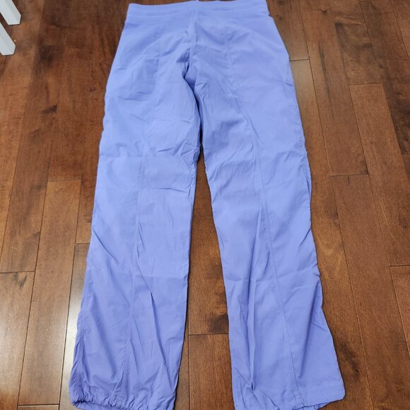 Lululemon women's purple studio pants in size 8 unlined - Picture 2 of 8